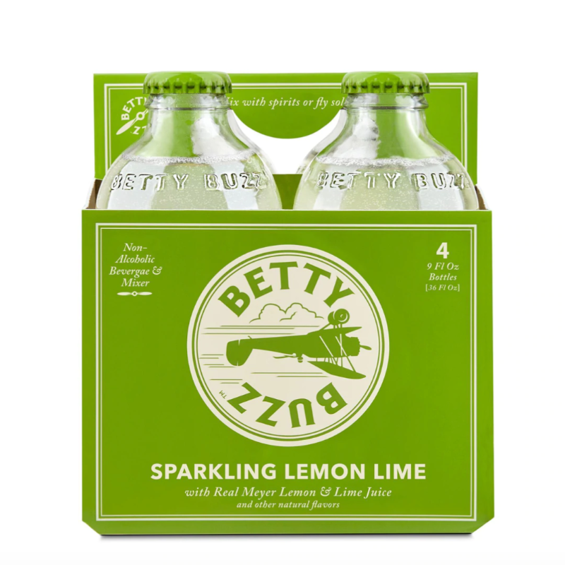 Betty Buzz Sparkling Lemon Lime 4-pack