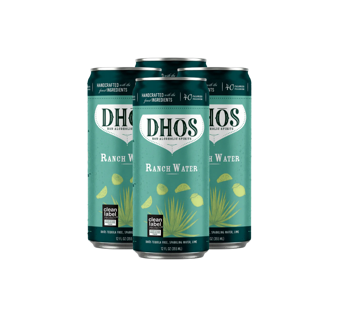 Dhōs | Zero Proof Ranch Water 4pk