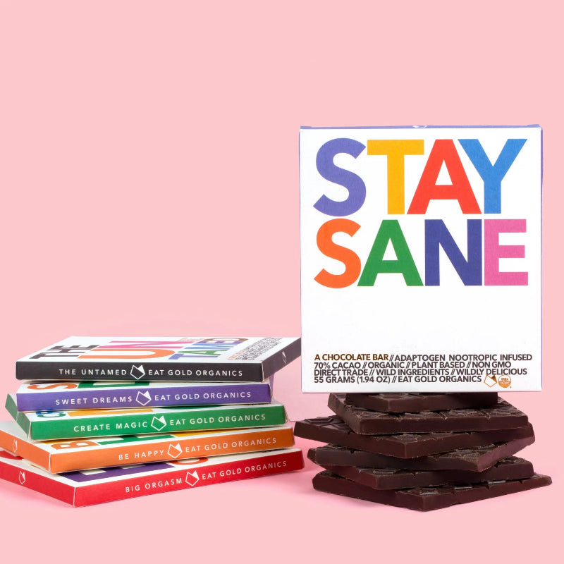 Eat Gold Organics | Stay Sane Chocolate