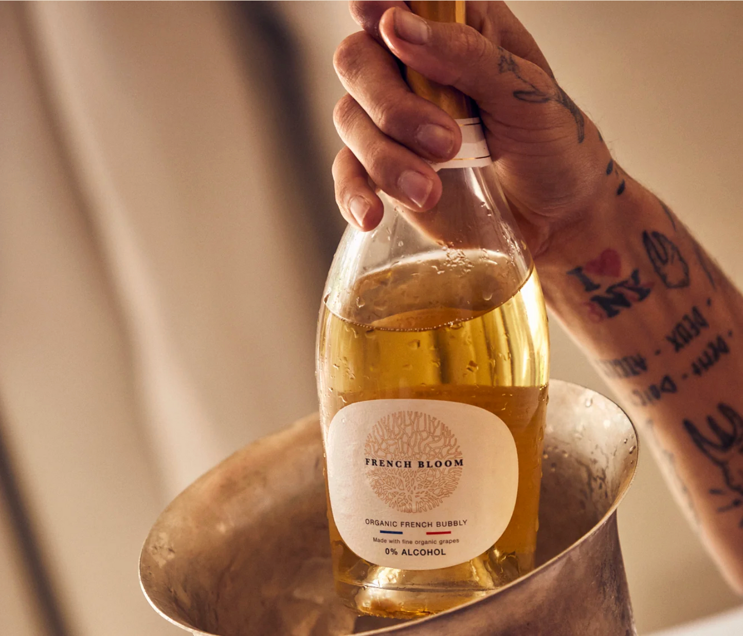 French Bloom Sparkling Non Alcoholic wine Sèchey