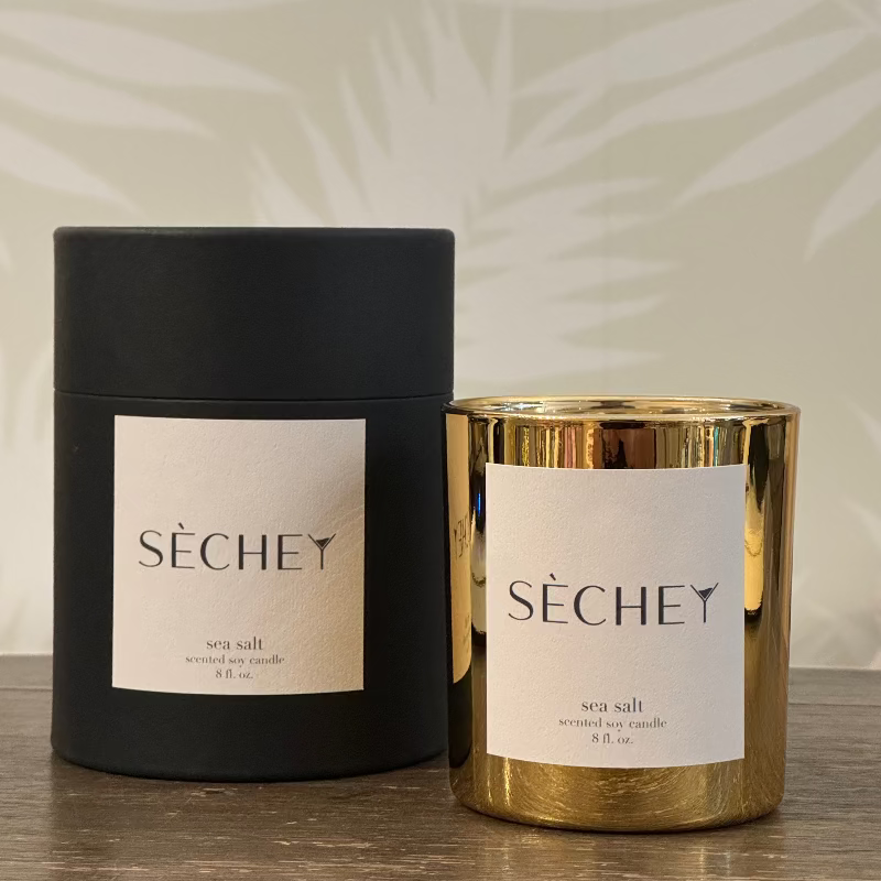 Sèchey | Gold Candle Sea Salt