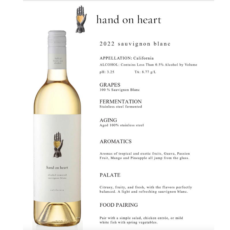 Hand on Heart Sauvignon Blanc