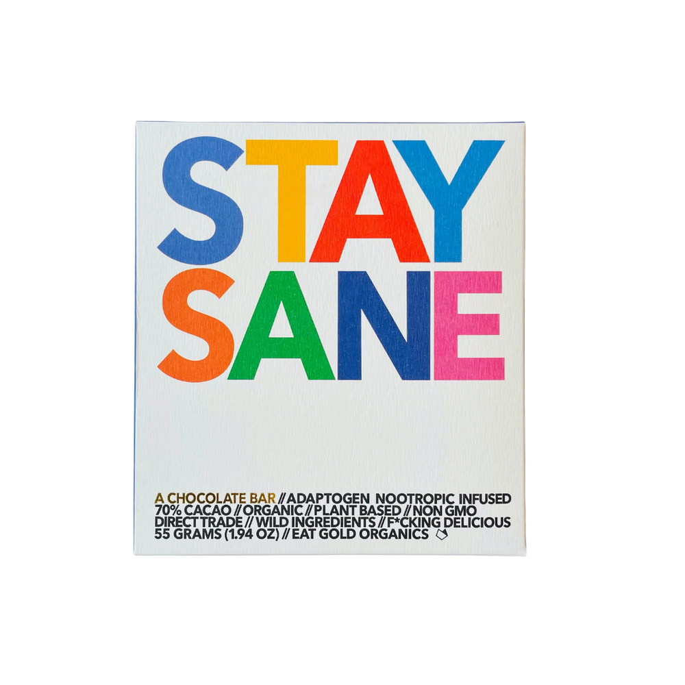 Eat Gold Organics | Stay Sane Chocolate
