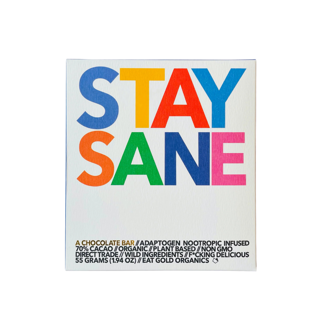 Eat Gold Organics | Stay Sane Chocolate