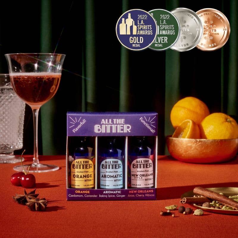 all the bitter alcohol-free bitters travel pack