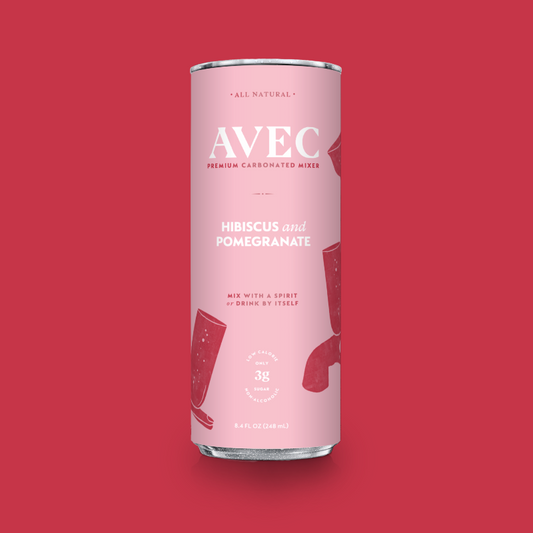 AVEC Hibiscus & Pomegranate cocktail mixer