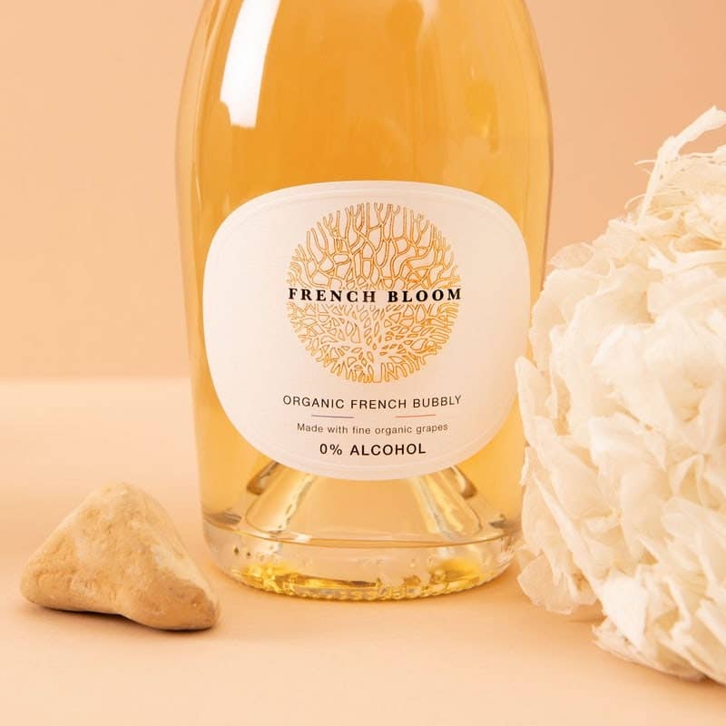 French Bloom organic french bubbly NA champagne