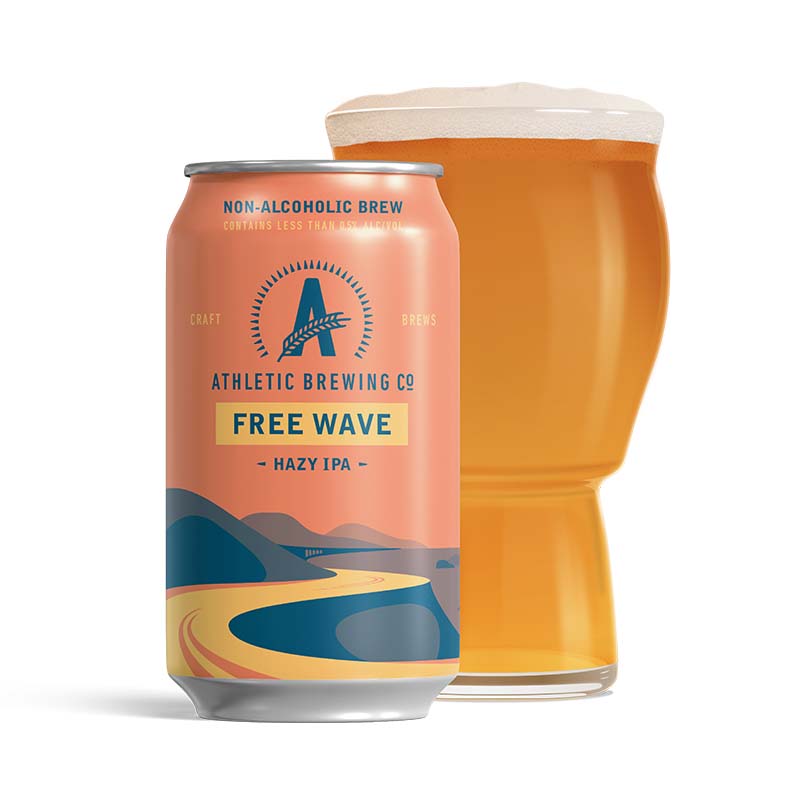Athletic Brewing Company Free Wave Hazy IPA non-alcoholic beer