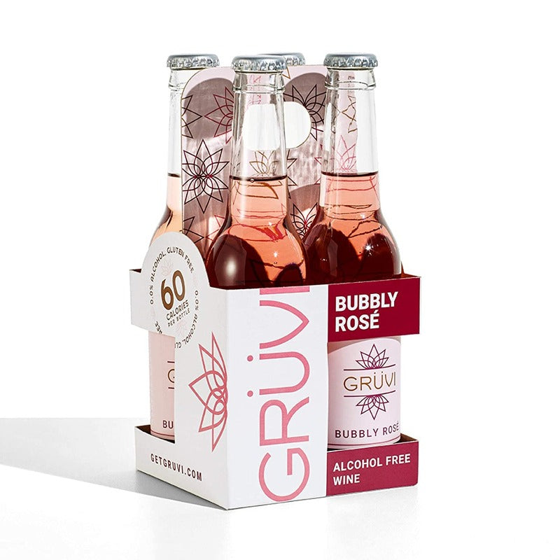 Gruvi Rosé non-alcoholic wine 4-pack