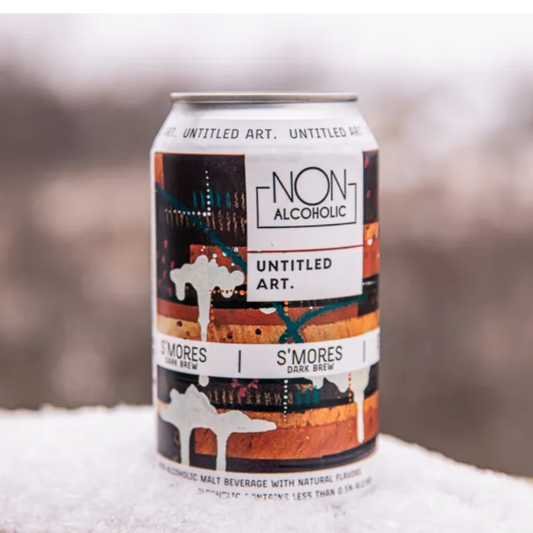 Untitled Art S'mores Dark Brew non-alcoholic beer