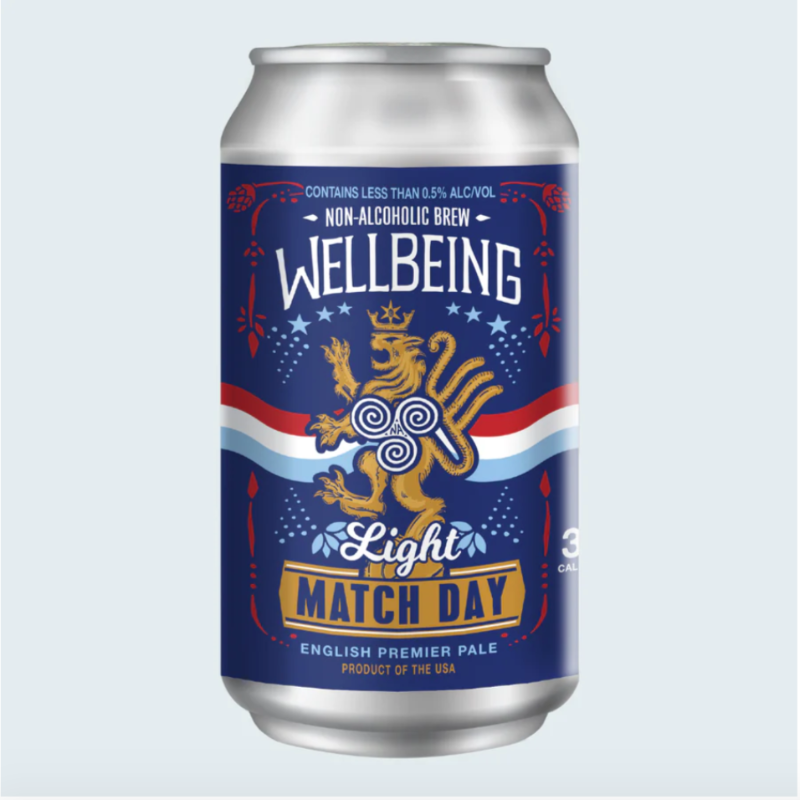 Wellbeing Match Day Light non-alcoholic brew
